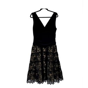 EUC S.L Fashions tank lace dress size 10